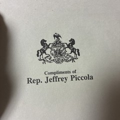 Political Ad Jeffrey Picolla Pennsylvania Personal Estate Inventory Booklet