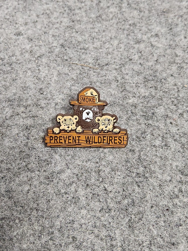 Smokey The Bear & Friends Plastic Prevent Wildfires! New 2000’s Forest Fires