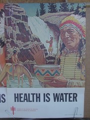 (4) NATIONAL TUBERCULOSIS ASSOCIATION Native American CHRISTMAS SEALS POSTER