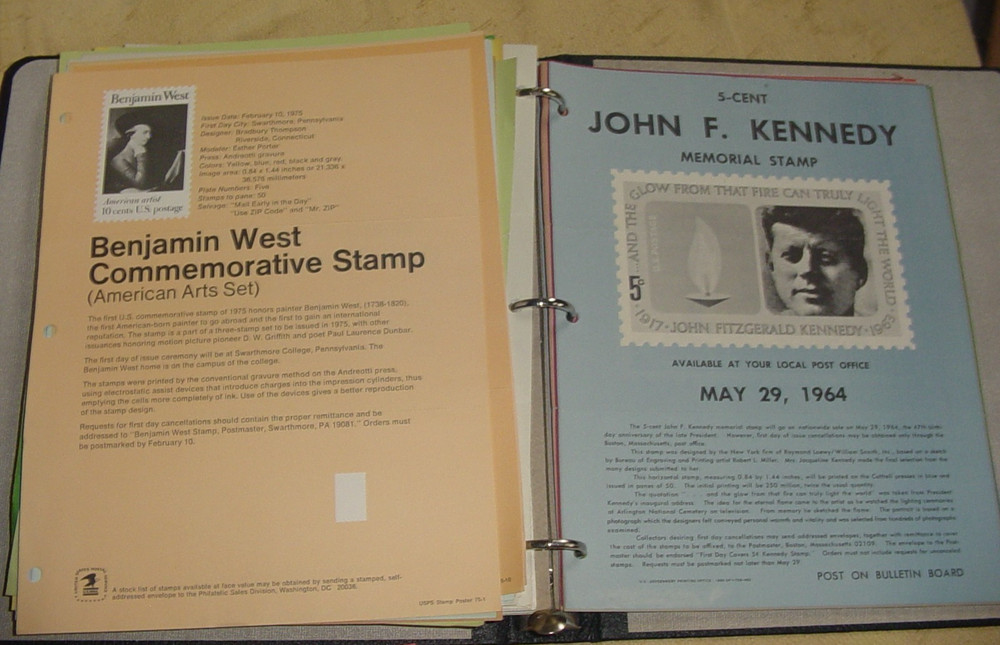 Large Lot USPS Lobby Stamp Posters Mid 1960s thru 1970s Stack 3 Inches Tall