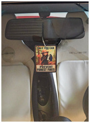 SMOKEY BEAR (5 PACK) AUTO AIR FRESHENER ORNAMENT SCENT SPRAY CLASSIC SIGN POSTER
