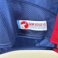 GOP Jerseys USA 45 Rubio Patriotic Jersey Size Large Red White Blue Florida