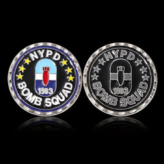 Police New York Bomb Squad Coin Collectable Coin NYPD Law Enforcement 1-pc