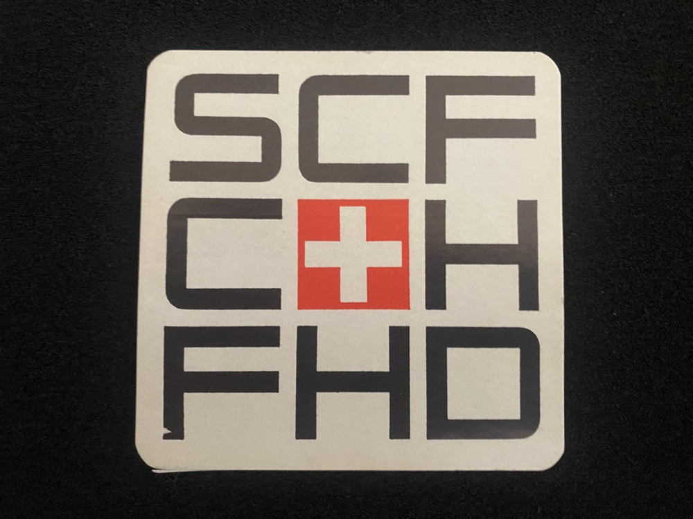 Adhesive Sticker – SCF FHD Swiss Army Special Unit – Vintage 80s Original decal