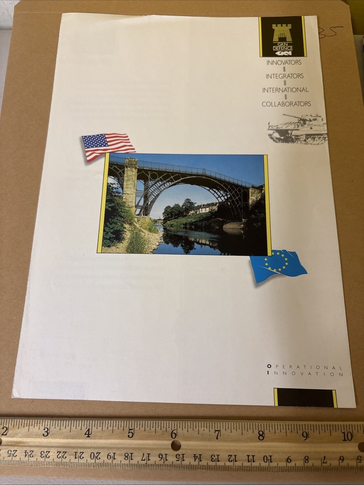 Vintage GKN Defence Military Brochure Warrior IFV British Armored Vehicle Fleet