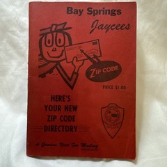 Vintage Mr. Zip United States Zip Code Directory / USPS Produced By The Jaycees