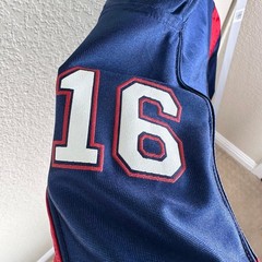GOP Jerseys USA 45 Rubio Patriotic Jersey Size Large Red White Blue Florida