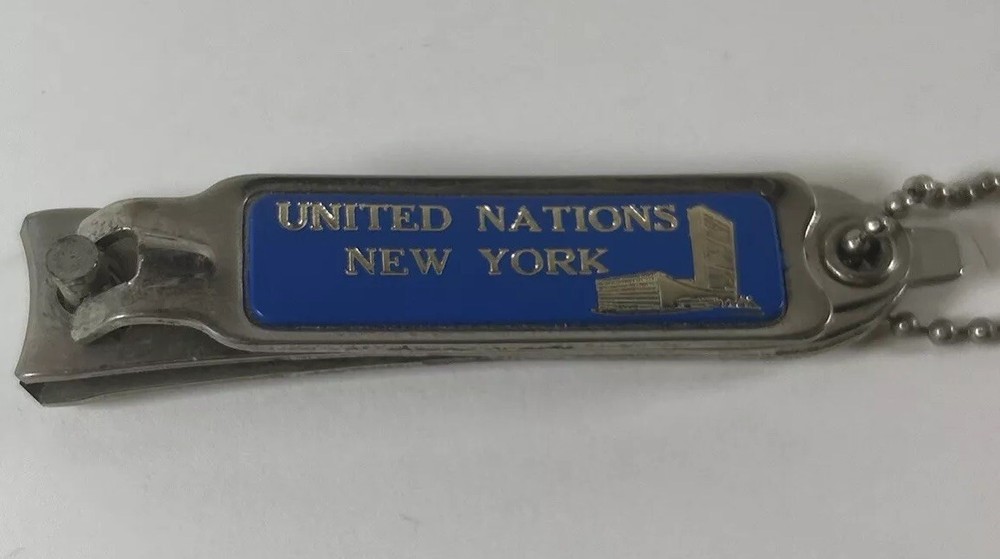 Vintage United Nations New York Nail Clipper/ Bottle Opener-Made in U.S.A.