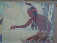 (4) NATIONAL TUBERCULOSIS ASSOCIATION Native American CHRISTMAS SEALS POSTER
