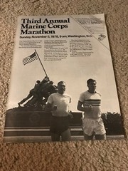 Vintage 1978 MARINES CORPS MARATHON Print Ad 3RD ANNUAL RACE 1970s RARE