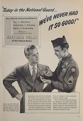 1947 The National Guard of the United States Vintage Ad veterans who join