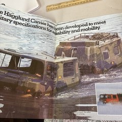 VTG 1983 The Hagglund All Terrain Carrier Military Vehicle Brochure Hagglunds