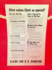 Vintage 1968 Political Campaign Advertising Poster Stop The Bombing In Vietnam