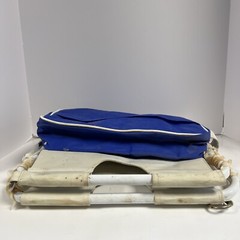 Vintage United States Postal Service Small Fold Up Carry Stool With Zip Up Bag