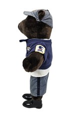 Vintage 1980s Patriot Bear | USPS Letter Mail Carrier | Plush Teddy Bear App 20″