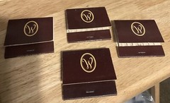 Lot Of 4 The Watergate Washington DC Matchbooks