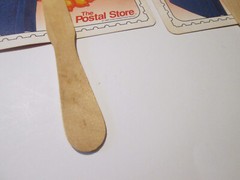 1996 Atlanta Area Map Hand Fans US Post Office Lot of 2