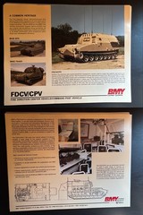 Vintage BMY Combat Systems US Army Brochure Lot & 8 Pics Advertising Packet Lot