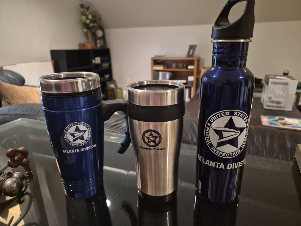 U S POSTAL INSPECTION SERVICE MUGS/CUPS.