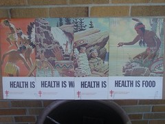 (4) NATIONAL TUBERCULOSIS ASSOCIATION Native American CHRISTMAS SEALS POSTER