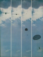 1971 Army Airborne Parachute When You Jump Its Just You Join Vtg Print Ad L29