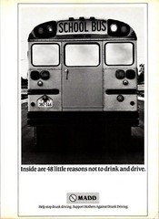 Vintage MADD Print Ad 1993 Wall Decor 48 Little Reasons