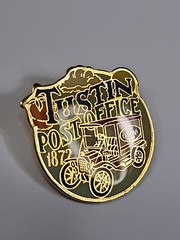 Tustin Post Office Lapel Pin California US Mail Truck 1872