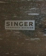 Rare Singer Kearfott Division defense contractor black moon dish 🌑