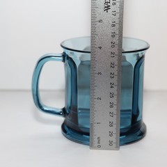 CUNY CCNY NOAA Glass Coffee Mug Blue Student Remote Sensing Research CREST