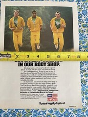 Vintage 1987 Army National Guard Recruitment Print Ad