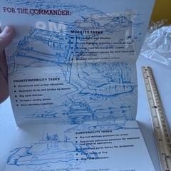 VTG US Army Engineer School M9 ACE Armored Combat Earthmover Military Brochure