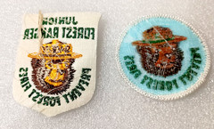2 1970s Jr Forest Ranger Smokey The Bear Prevent Forest Fires! Patches New NOS