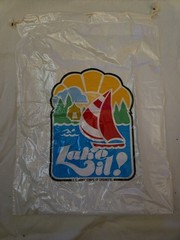 Vintage «Lake It!» Promotional Plastic Drawstring Bag – U.S. Army Corps of…