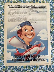Vintage 1974 Air Force ROTC Recruitment Print Ad