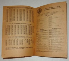 Bulletins List US Department Agriculture 1960 Congress Clifford McIntire Maine