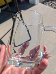 United States Postal Service Us Mail Employee Award Clear Mug Glass Lot Of 2