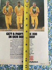 Vintage 1987 Army National Guard Recruitment Print Ad
