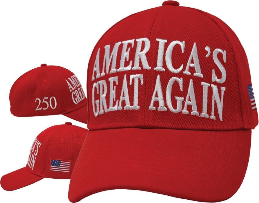 America’s Great Again 250 Hat Red ball cap with US Flag New 2026 Free Shipping
