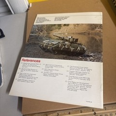 VTG 1978 FMC Fighting Vehicle Systems XM2 Infantry & XM3 Cavalry Tank Brochure