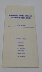 vintage 1960s MEDICARE EXTENSION III brochure BLUE CROSS shield healthcare govt