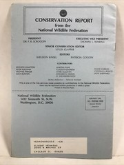 1978 CONSERVATION REPORT FROM THE NATIONAL WILDLIFE FEDERATION No. 15 May 19