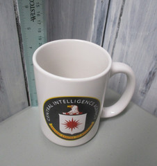 Central Intelligence Agency Large Coffee Mug:CIA Spy Eagle Espionage Cold War US