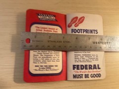 Vintage Forward With Federal Booklet Note Pad Pamphlet Advertising