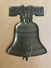 Liberty Bell Plaque badge 1776 1926 Sesquicentennial Int. Expo Philadelphia