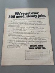 1972 LIFE Ads Lot of 4 Army Air Force Recruitment Birds Eye Vegetable Warplane