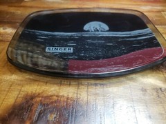 Rare Singer Kearfott Division defense contractor black moon dish 🌑