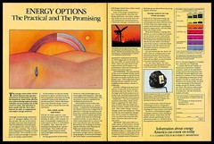 1983 U.S. Committee For Energy Awareness Future Energy Options Vintage PRINT AD