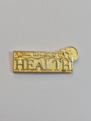 Florida Department of Health Lapel Pin Gold Color