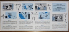 National Safety Council A Visit To Office Falls vintage safety fold-out brochure