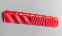 Campaign advertising: Vote Dorothy Demand, Recorder of Deeds – Red Comb